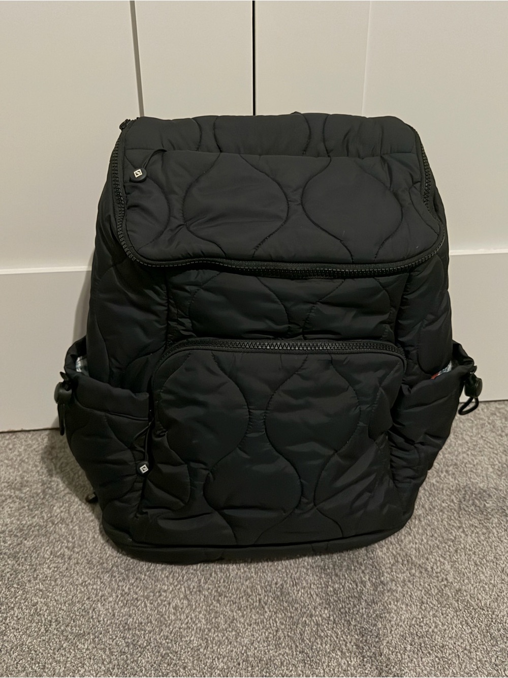 Vera Bradley Quilted Black Backpack